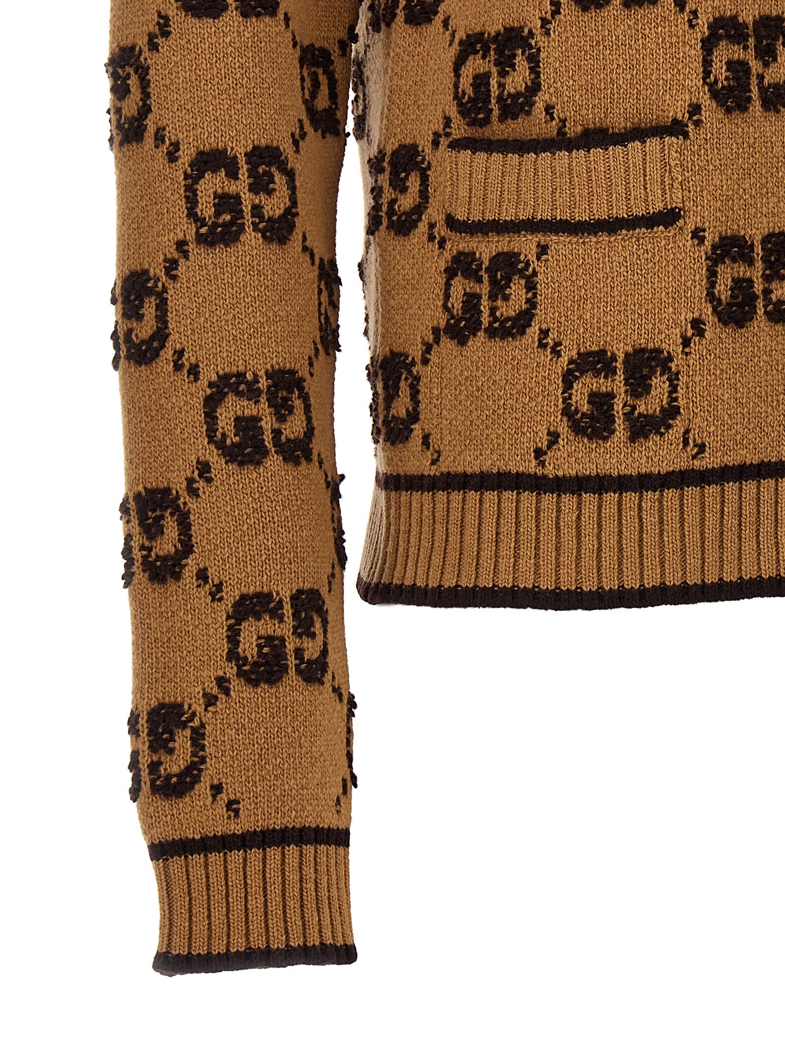 Gucci Beige Wool Cardigan Gucci