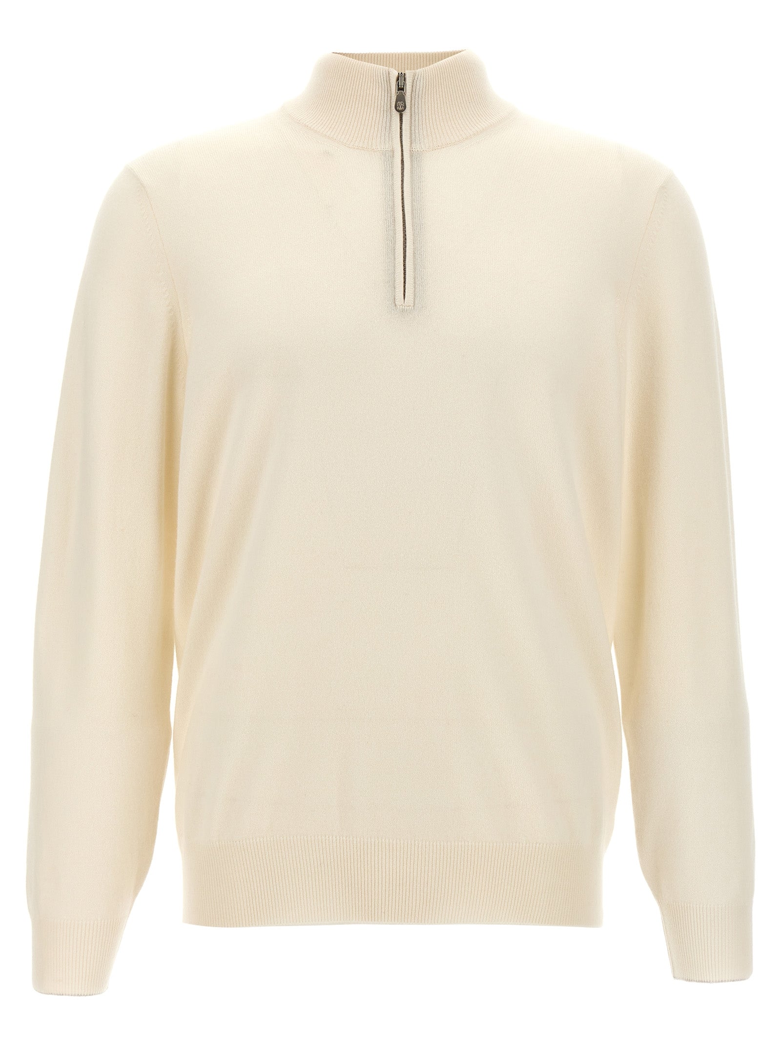 Brunello Cucinelli White Cashmere Cardigan Brunello Cucinelli