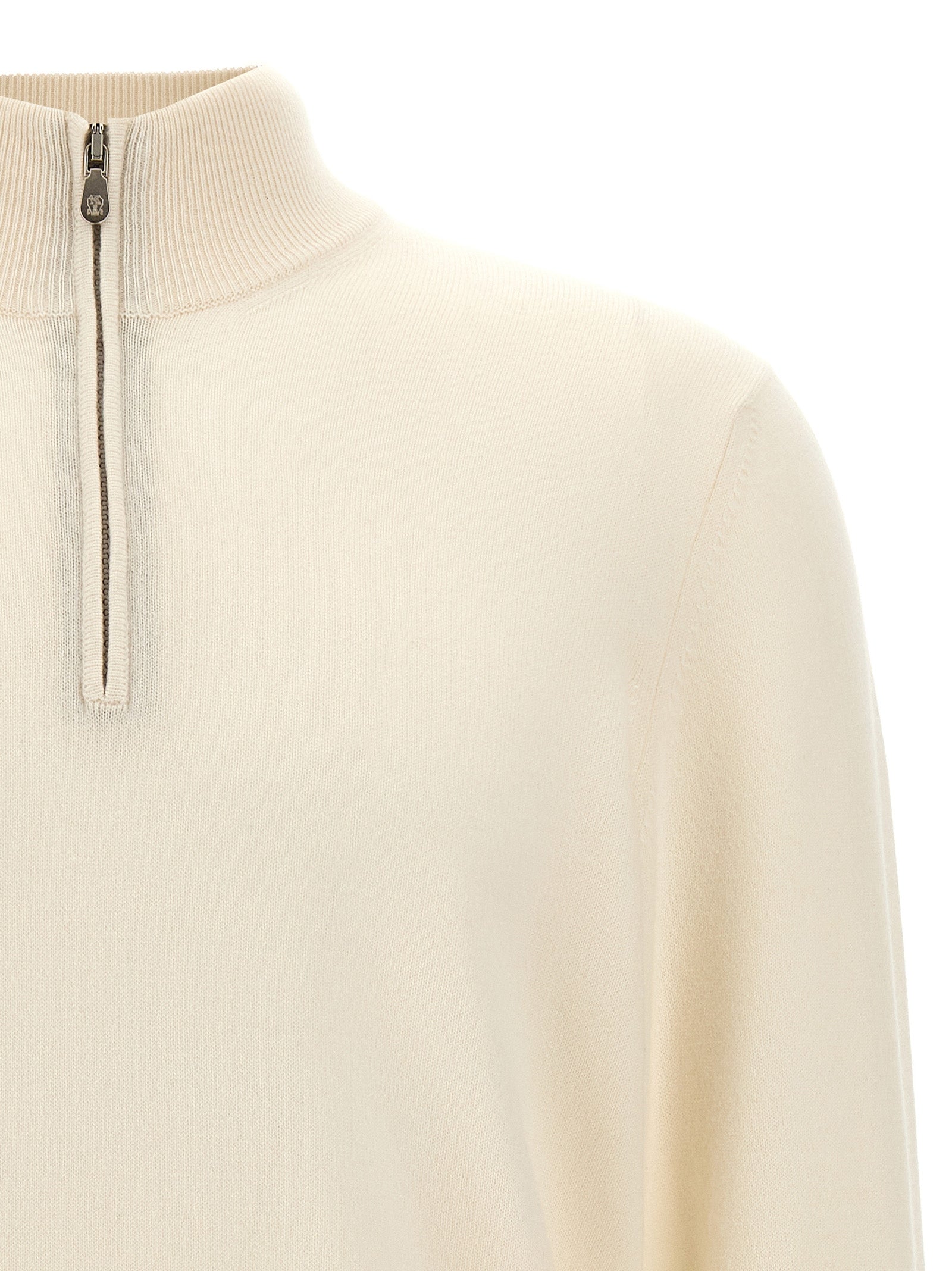 Brunello Cucinelli White Cashmere Cardigan Brunello Cucinelli