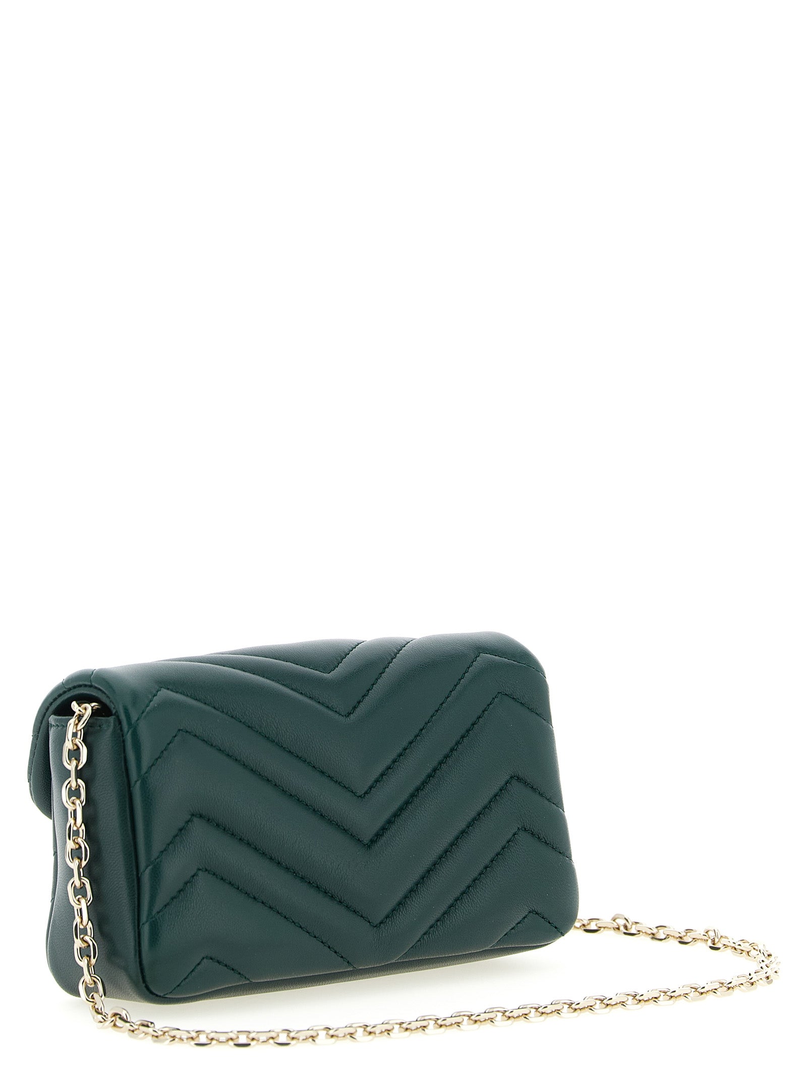 Gucci Bicolor Lamb Leather Shoulder Bag Gucci