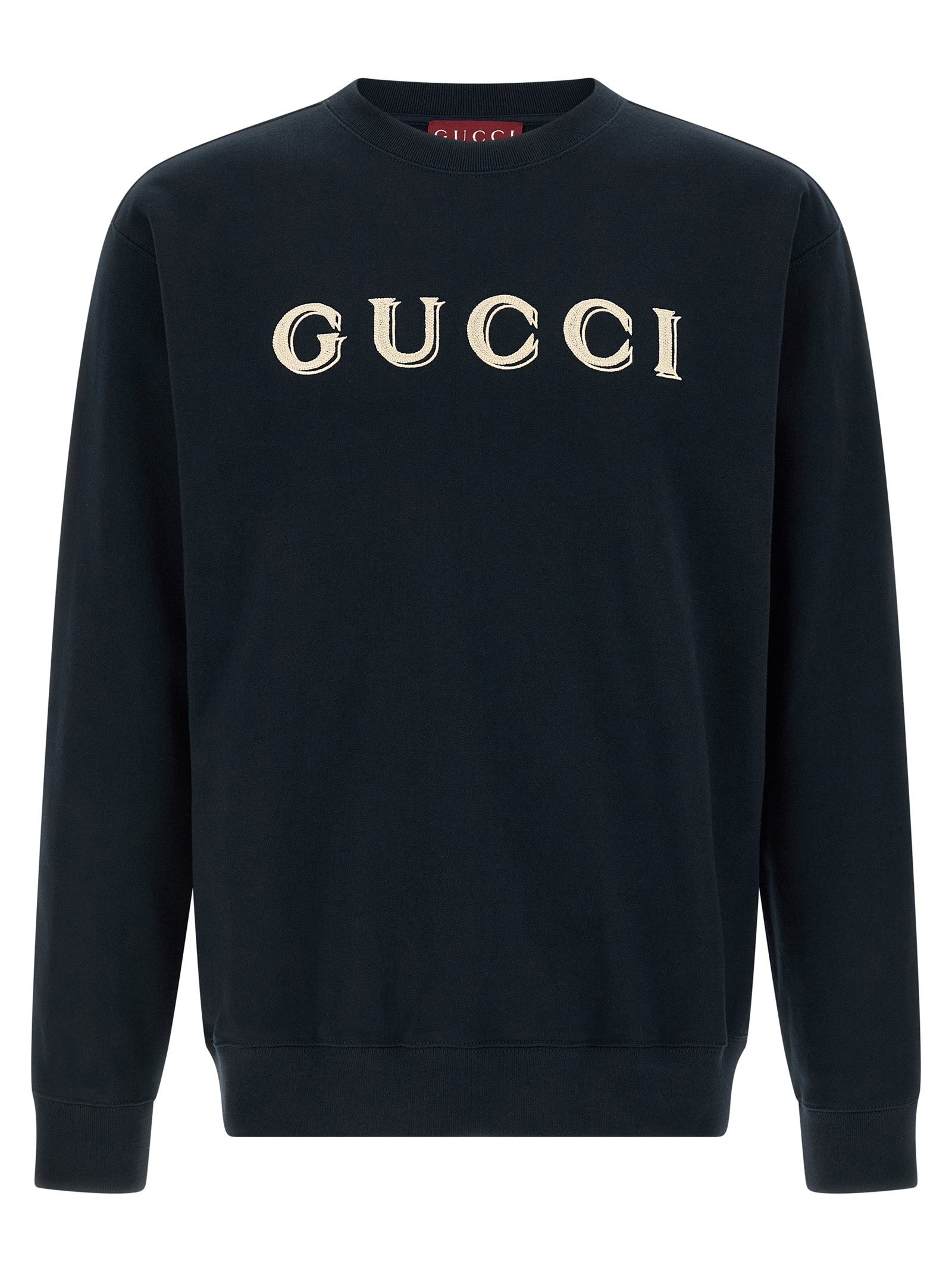 Gucci Blue Cotton Sweatshirt Gucci