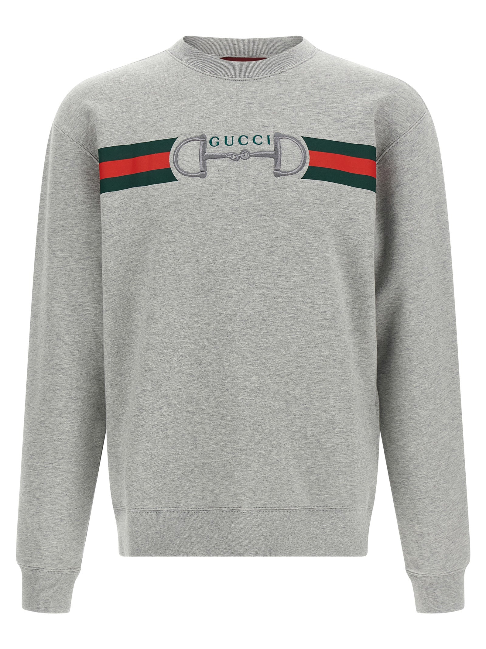 Gucci Gray Cotton Sweatshirt Gucci