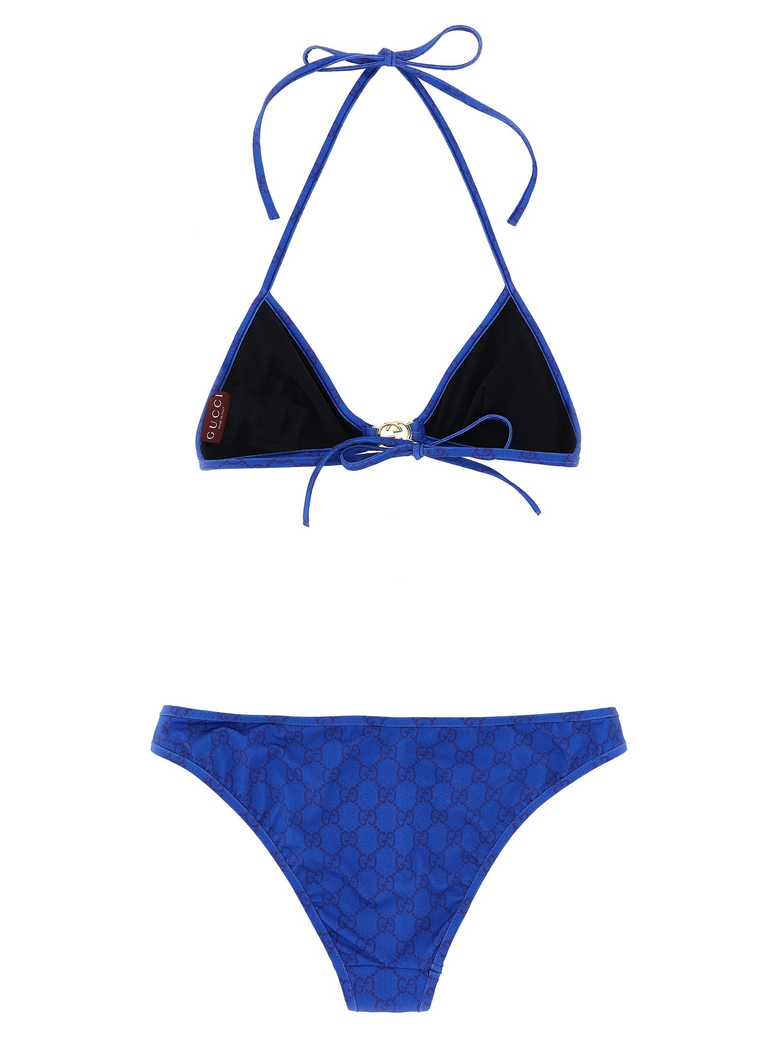 Gucci Blue Fabric Bikini Gucci