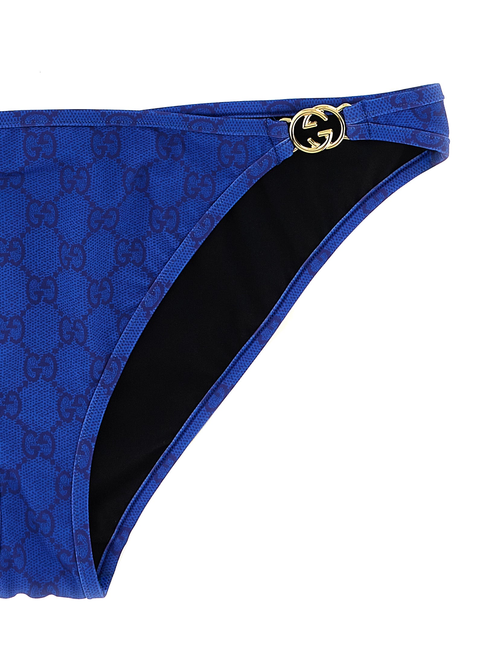 Gucci Blue Fabric Bikini Gucci