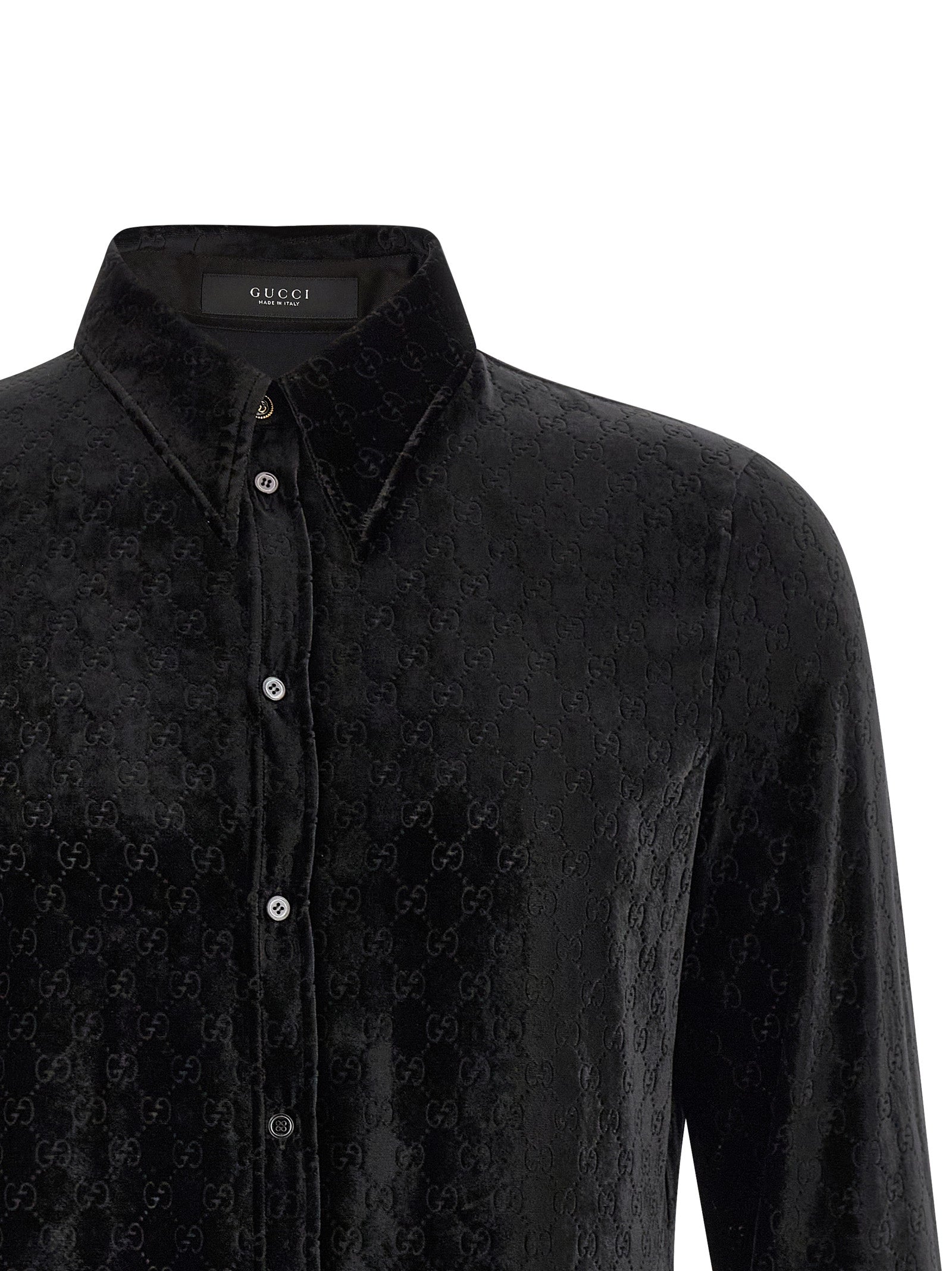 Gucci Black Viscose Blouse Gucci