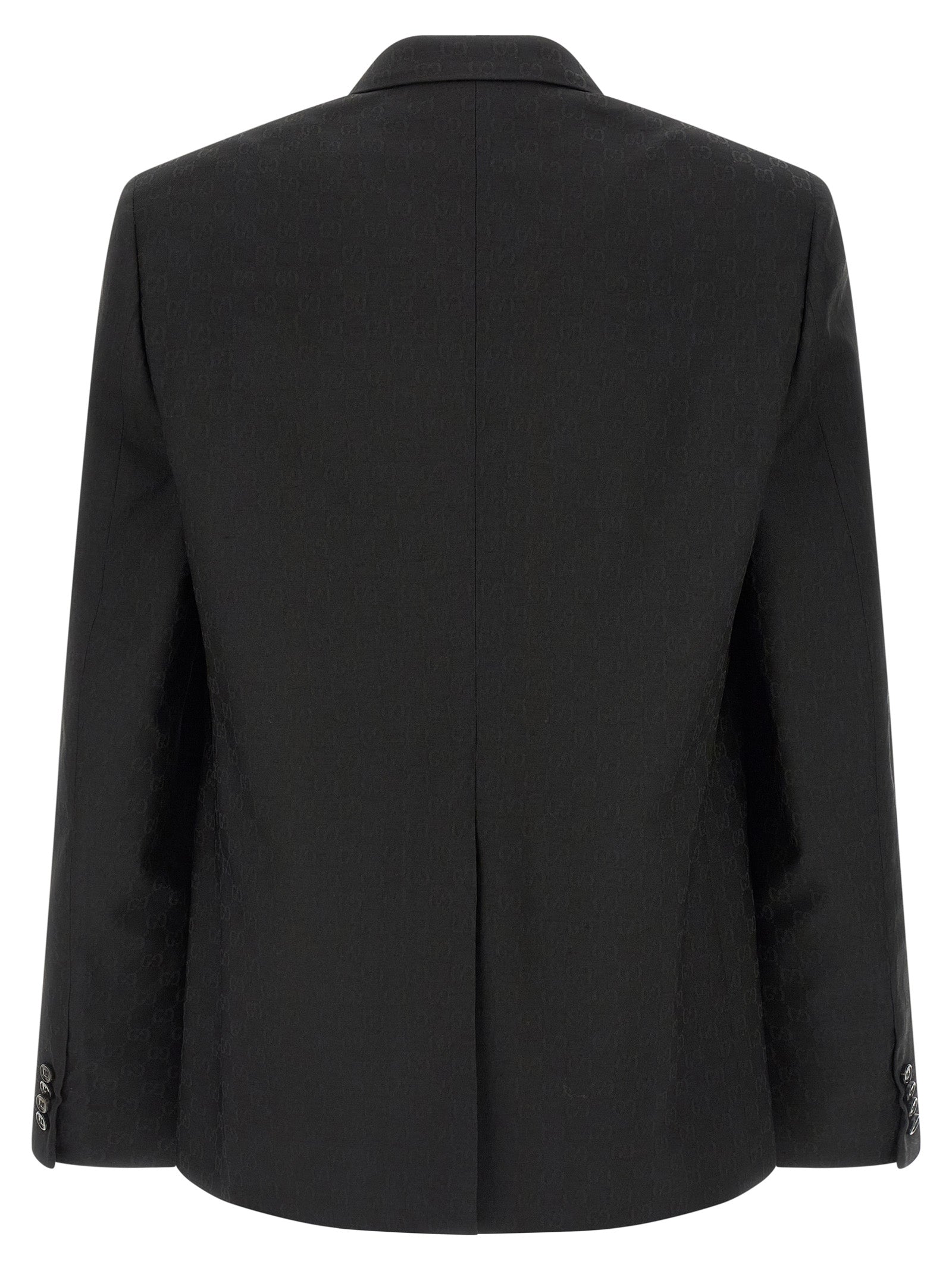 Gucci Black Polyester Blazer Gucci