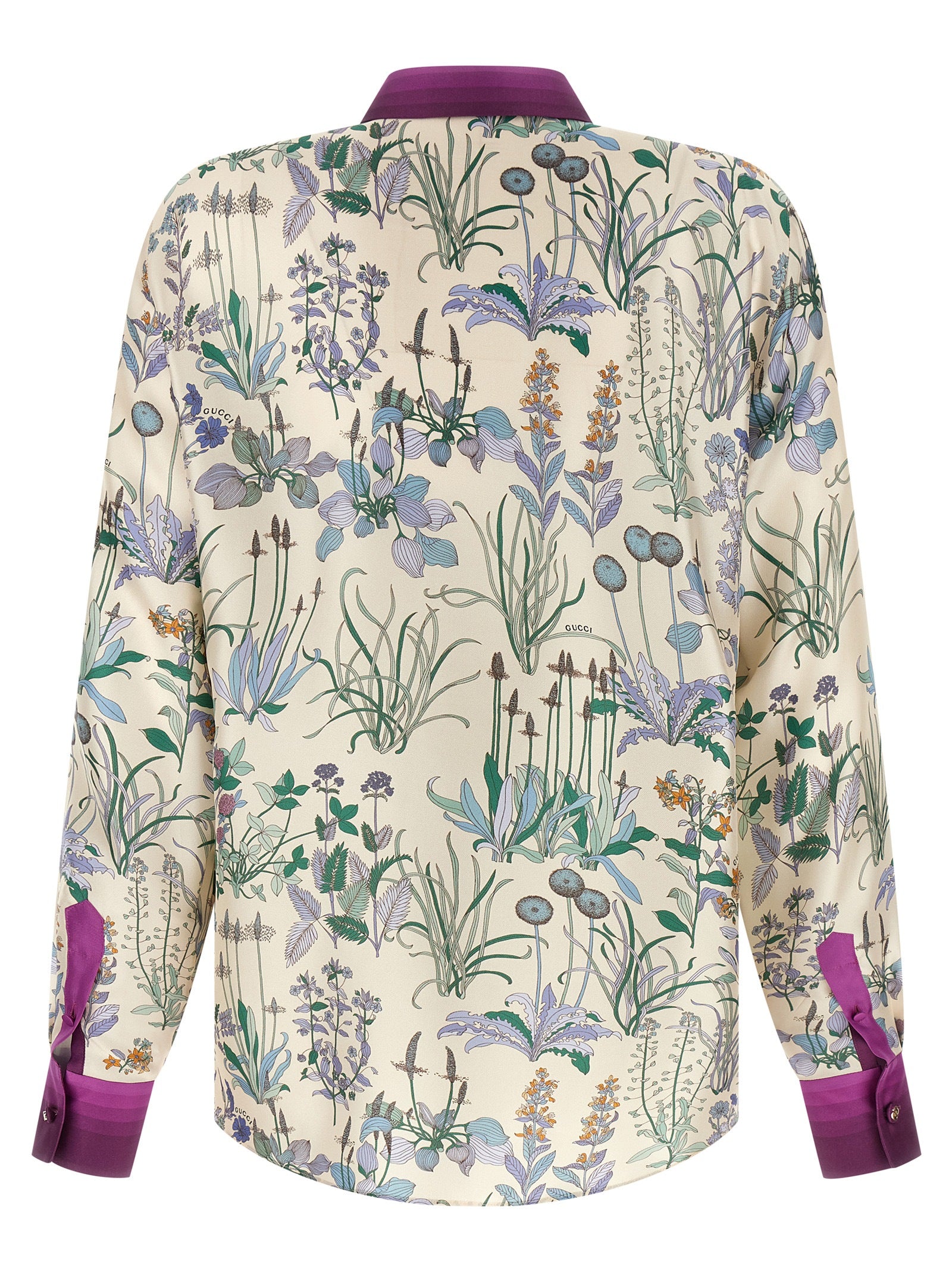Gucci Multicolor Silk Blouse Gucci