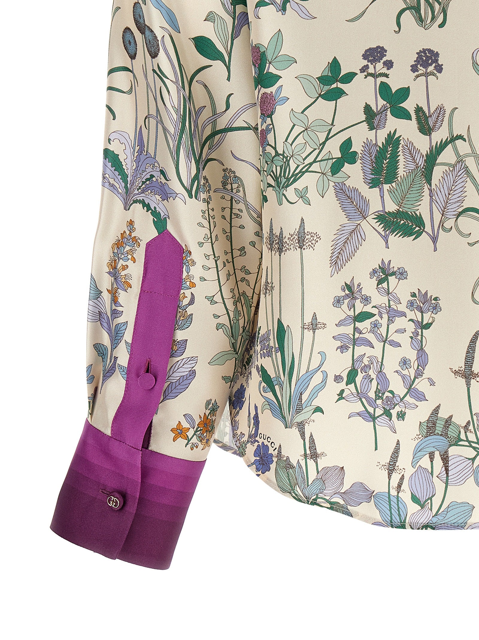 Gucci Multicolor Silk Blouse Gucci