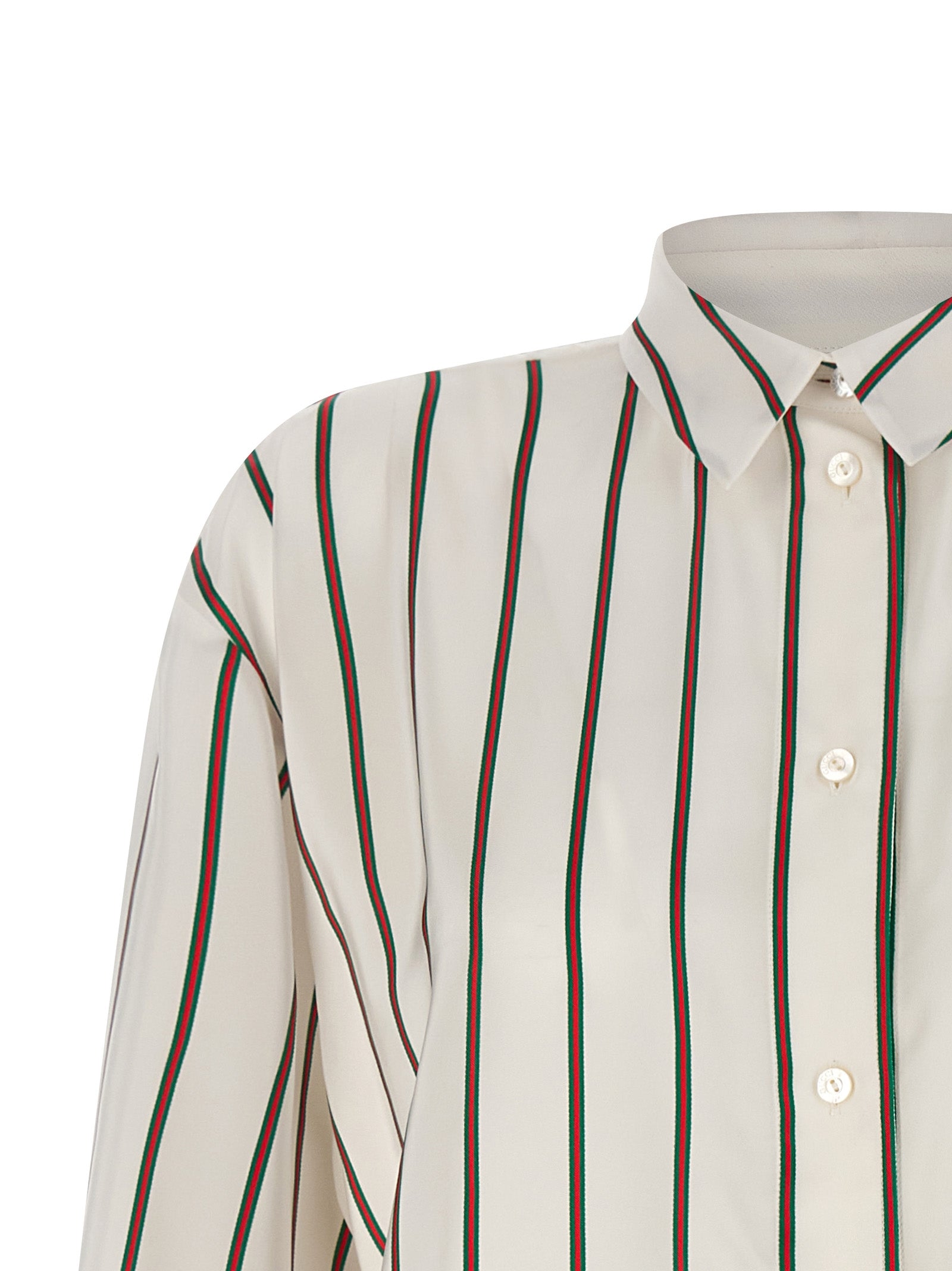 Gucci White Silk Blouse Gucci