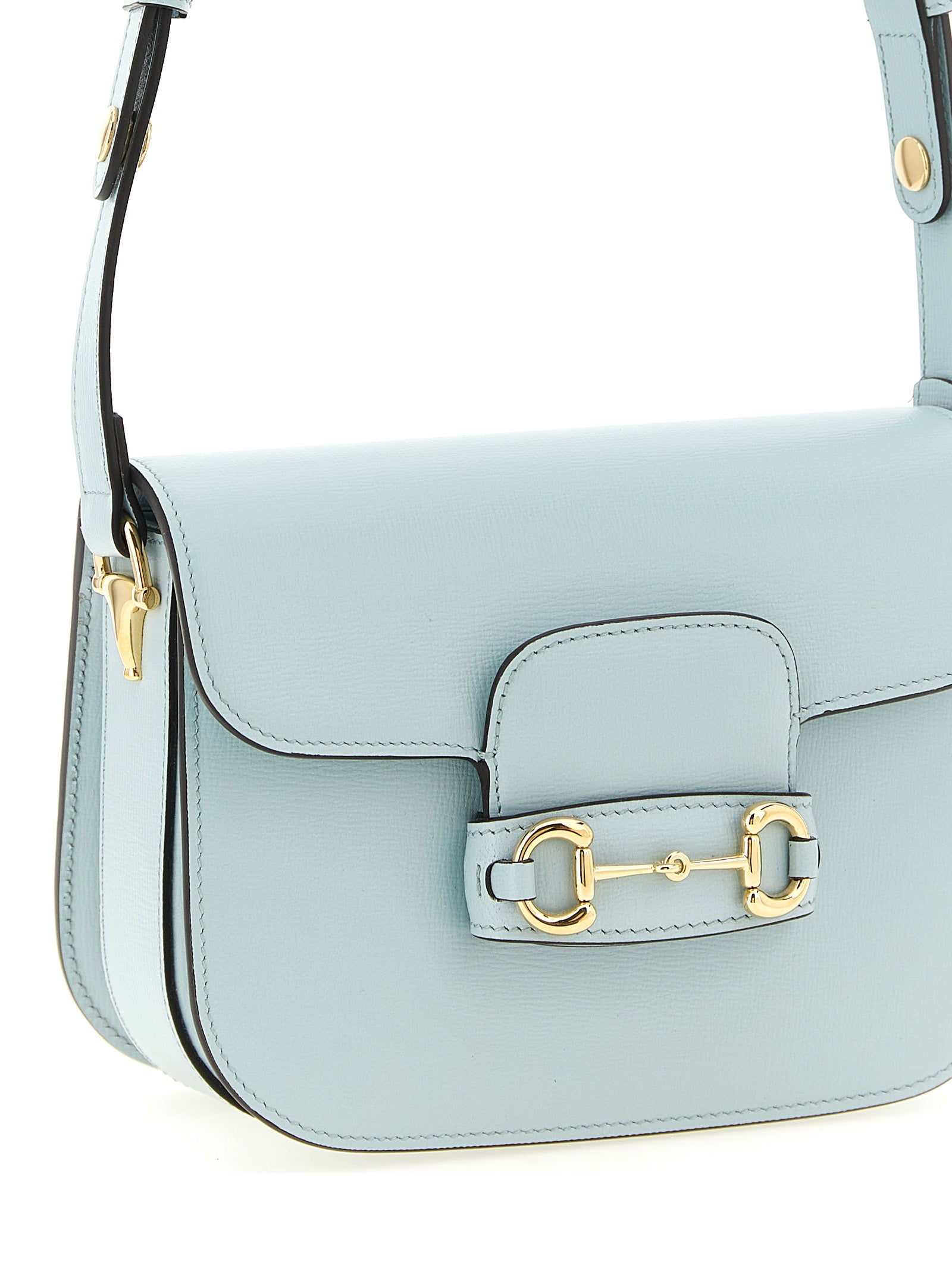 Gucci Blue Calfskin Shoulder Bag Gucci