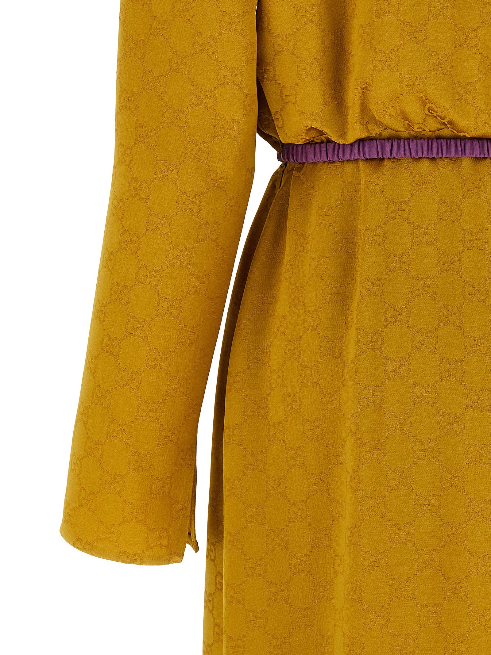 Gucci Bicolor Viscose Midi Dress Gucci