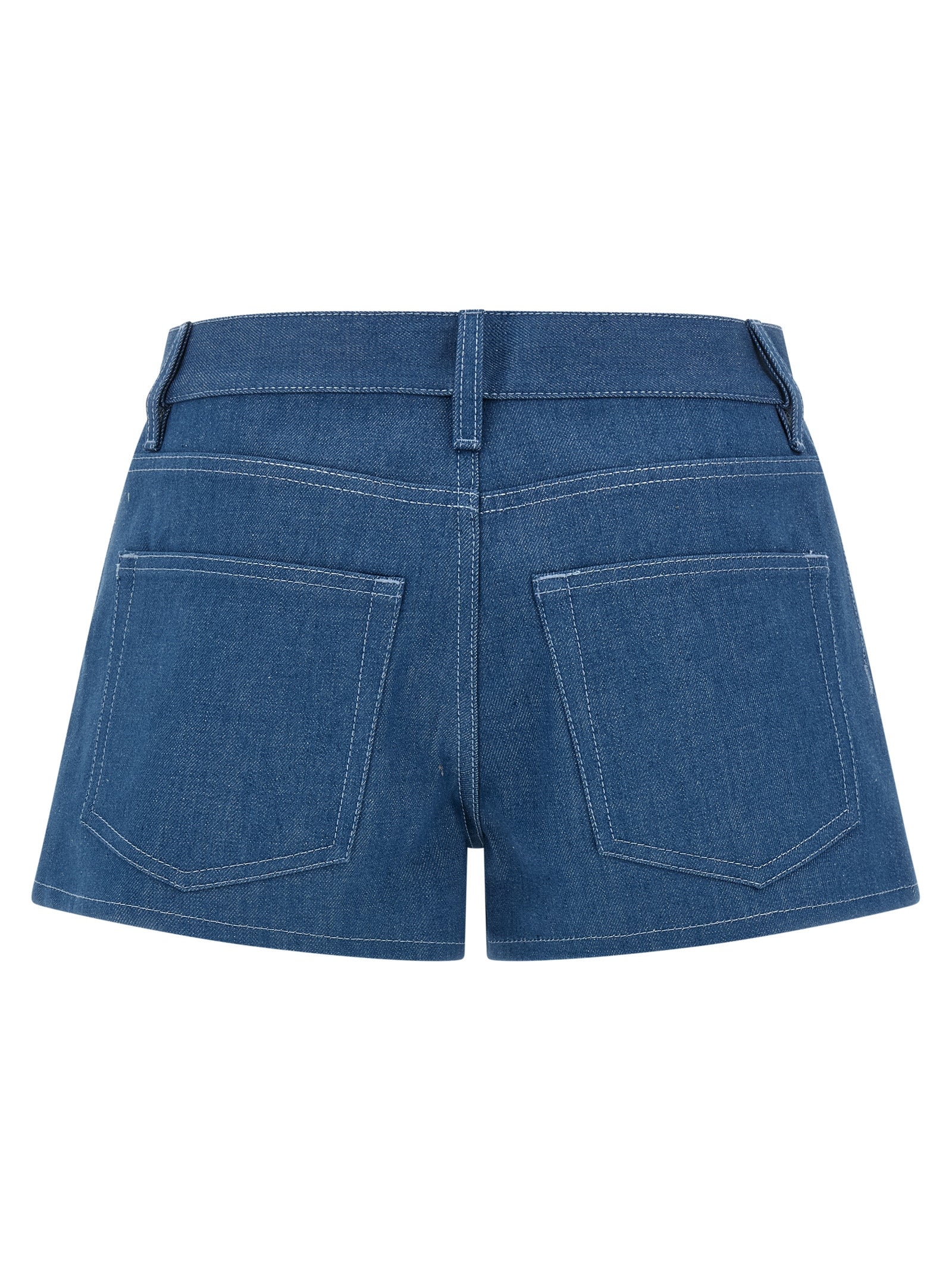 Gucci Blue Cotton Bermuda Shorts Gucci