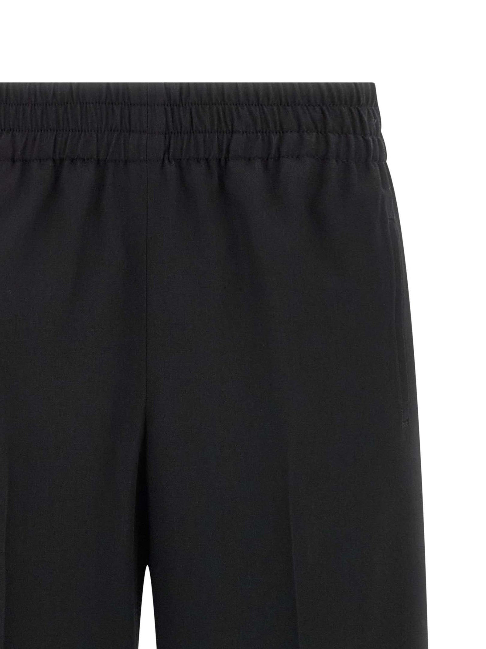 Golden Goose Black Virgin Wool Casual Pants Golden Goose