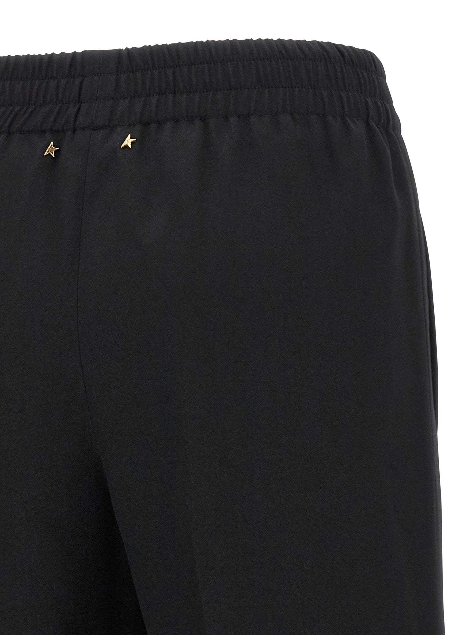 Golden Goose Black Virgin Wool Casual Pants Golden Goose