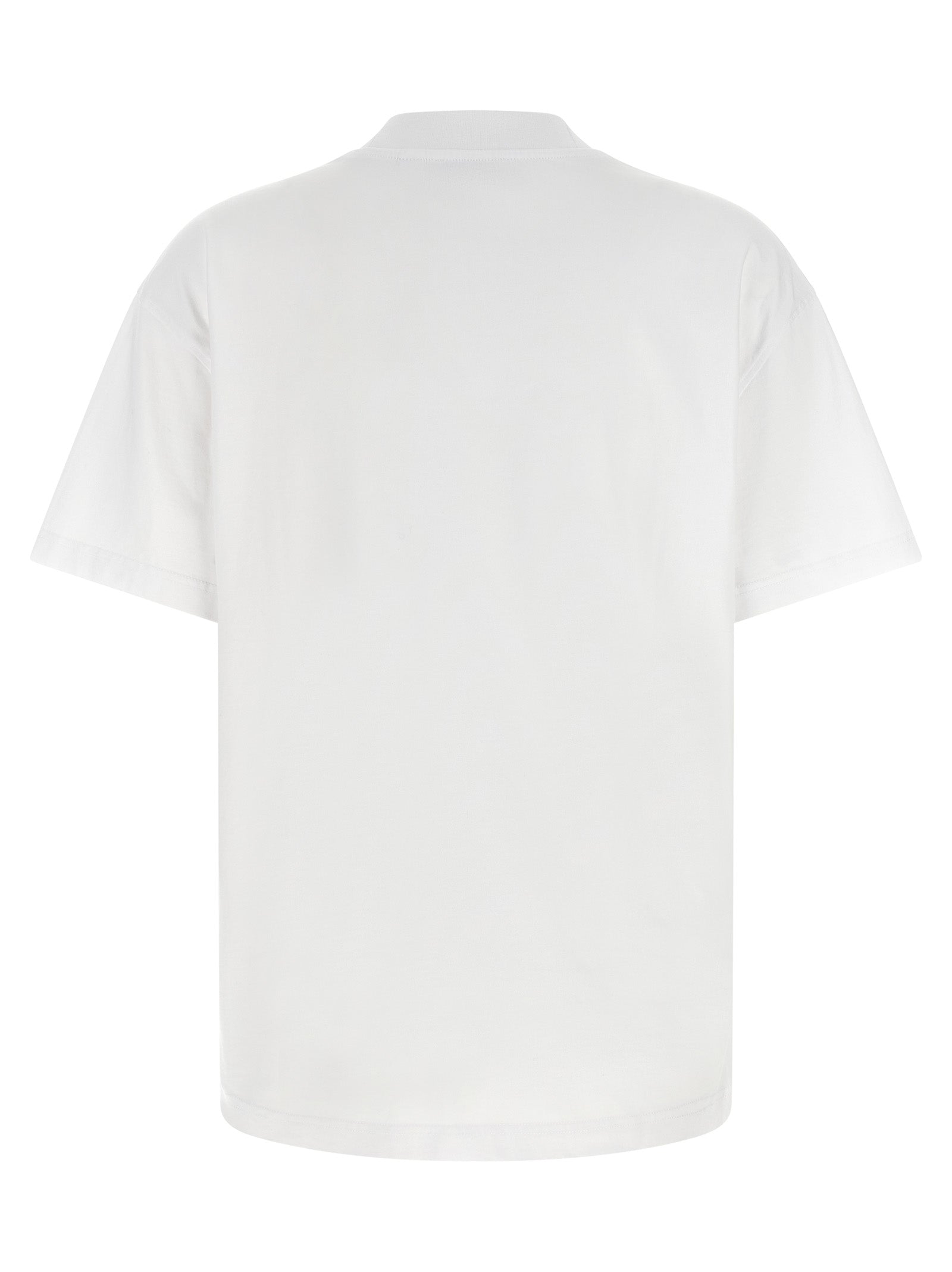 Off-White White Cotton T-Shirt Off-White