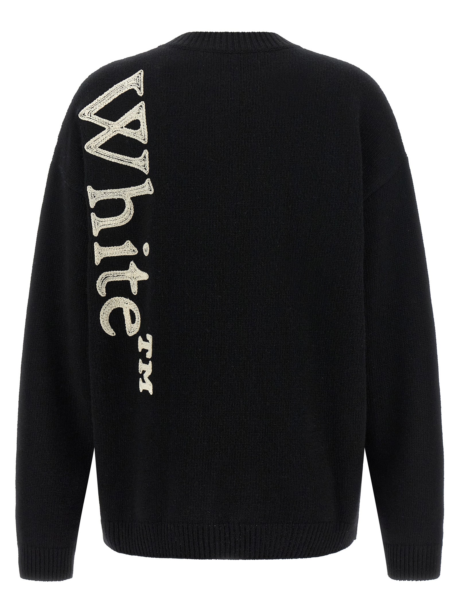Off-White Bicolor Wool Cardigan Off-White