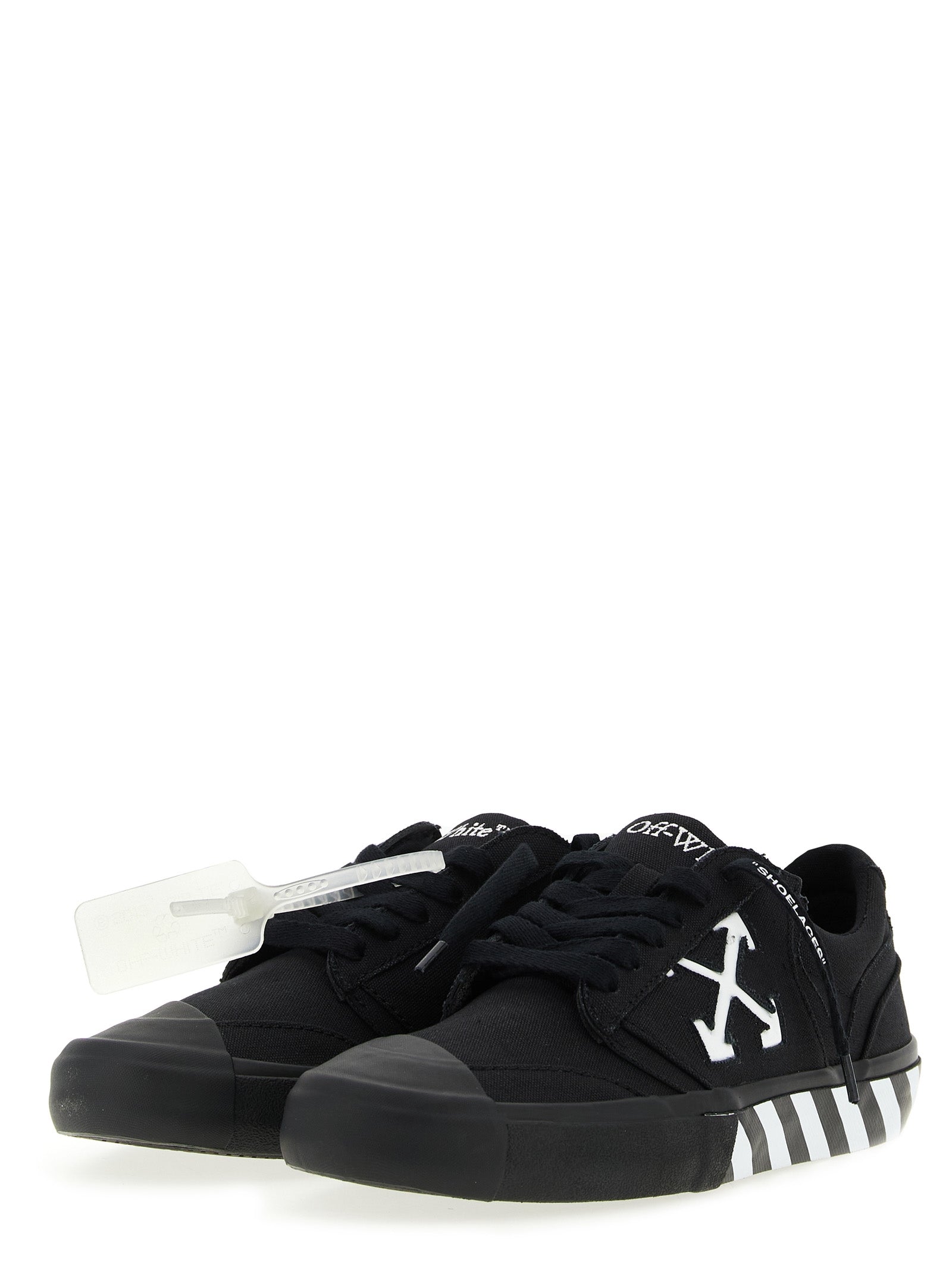 Off-White Bicolor Cotton Low Top Sneakers Off-White