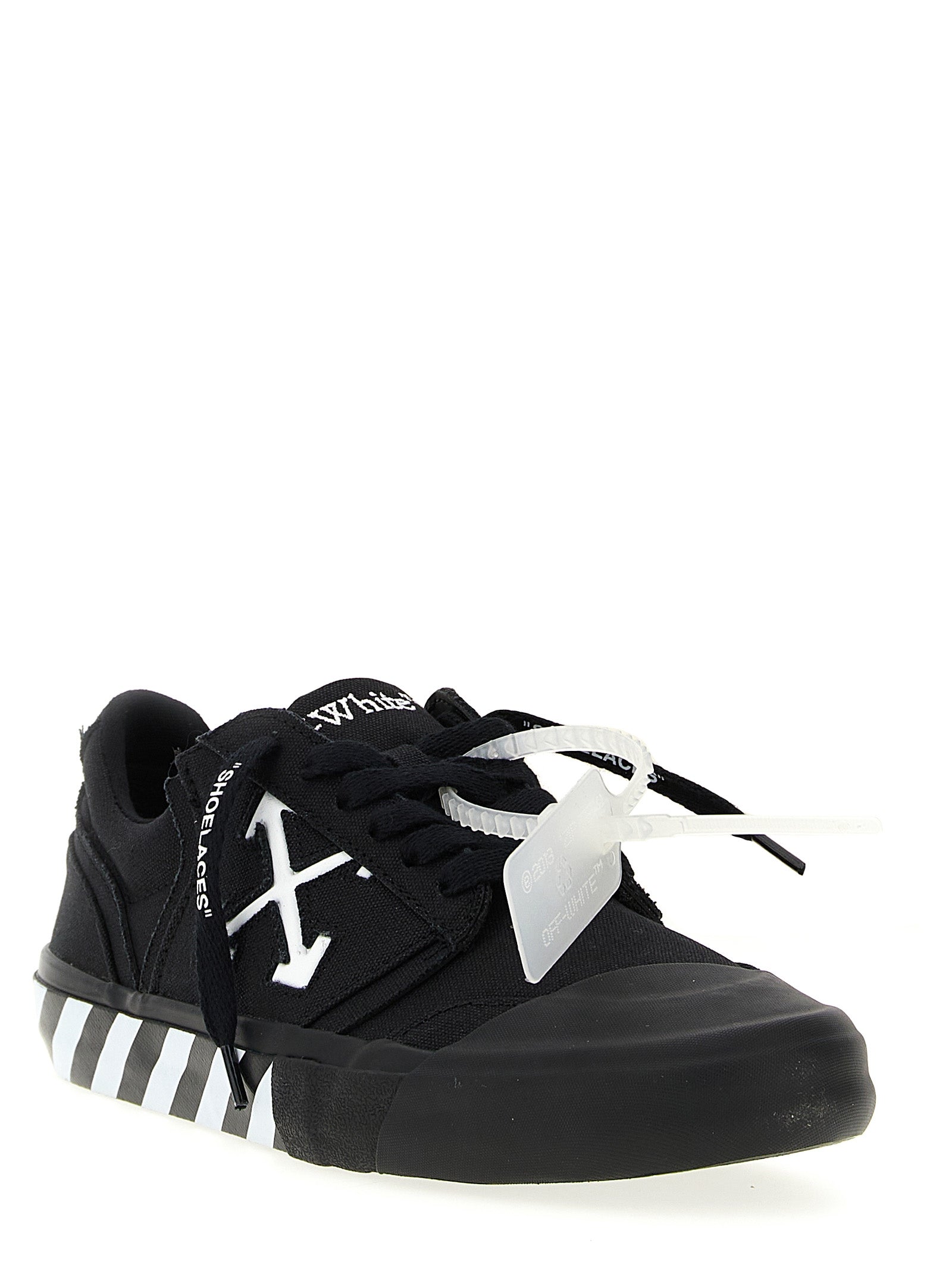 Off-White Bicolor Cotton Low Top Sneakers Off-White