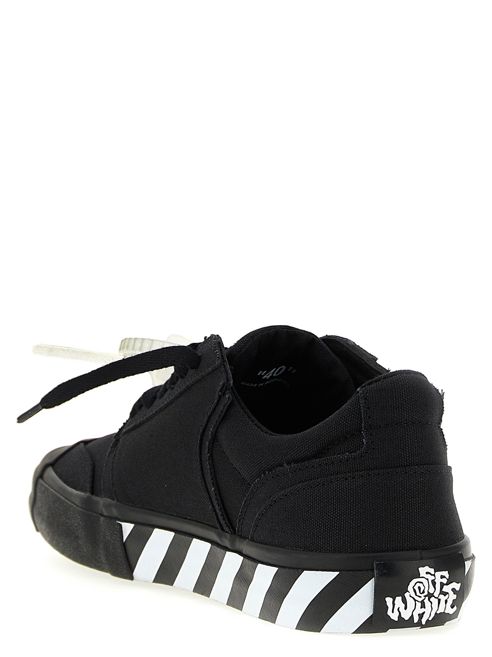Off-White Bicolor Cotton Low Top Sneakers Off-White