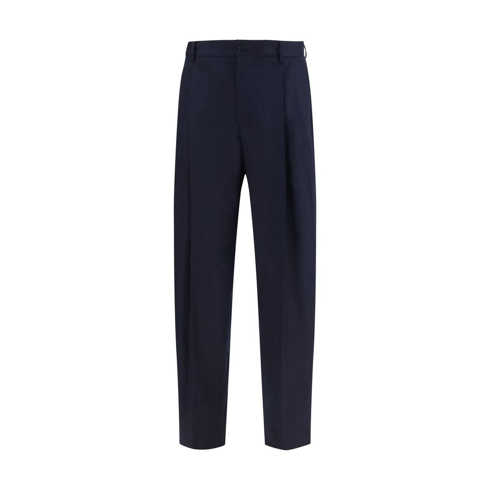 Dolce & Gabbana Blue Wool Oves Aries Dress Pants Dolce & Gabbana