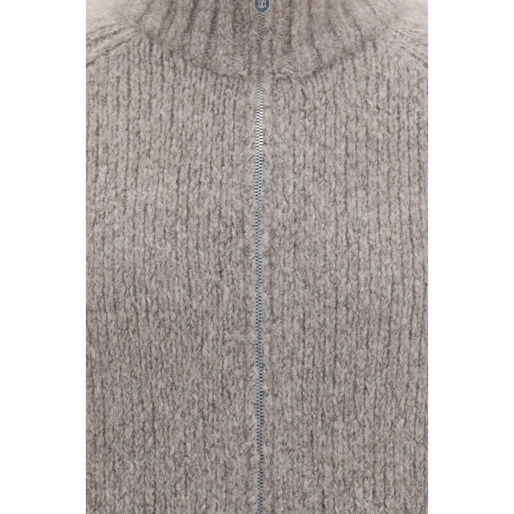 Brunello Cucinelli Gray Cashmere Cardigan Brunello Cucinelli