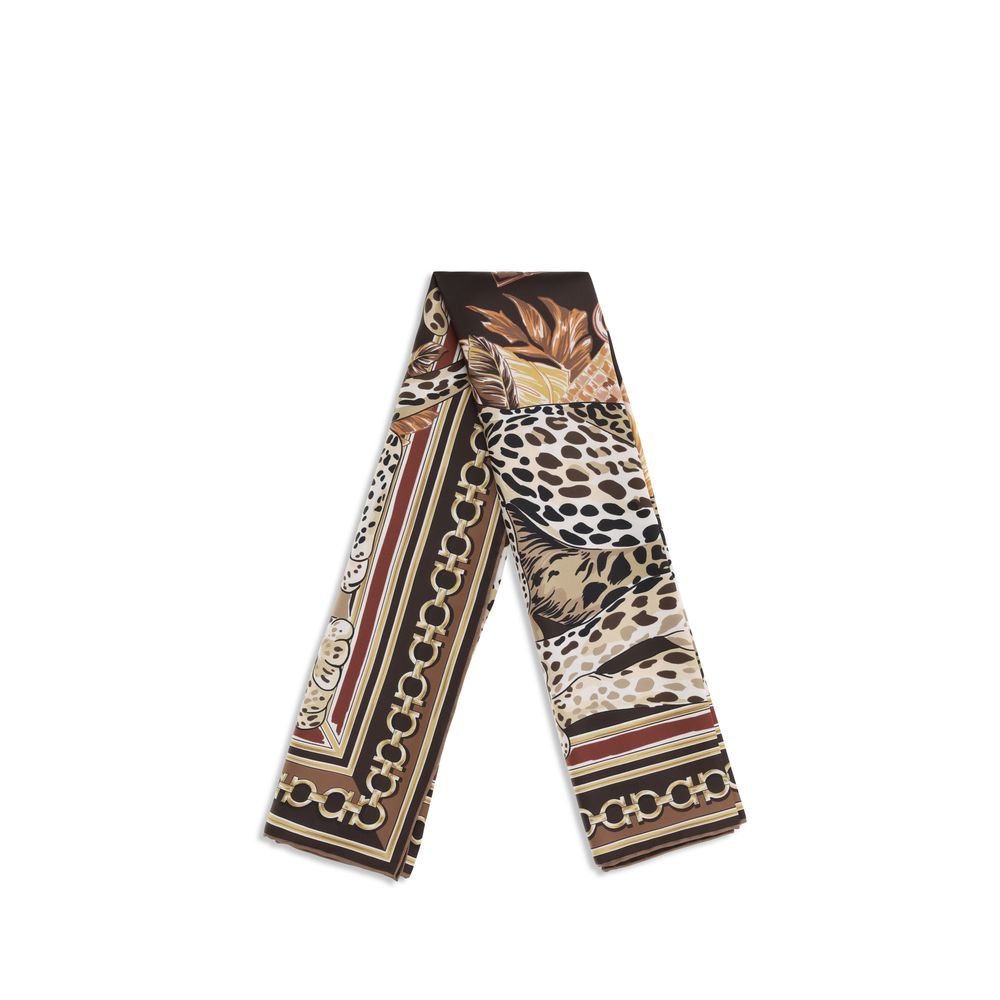 Ferragamo Multicolor Silk Foulard Ferragamo