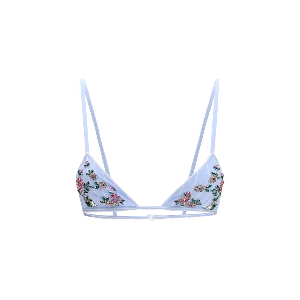 Dolce & Gabbana Blue Polyamide Bra Dolce & Gabbana