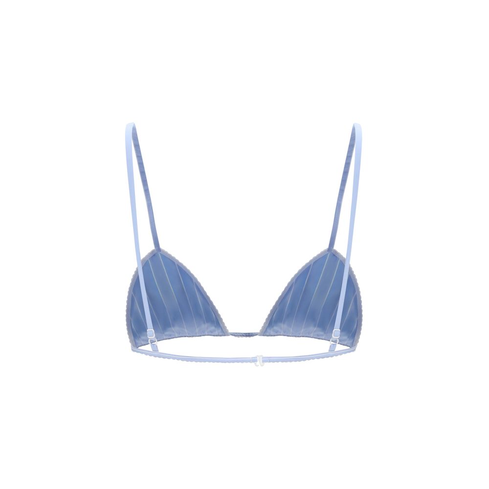 Dolce & Gabbana Blue Polyamide Bra Dolce & Gabbana