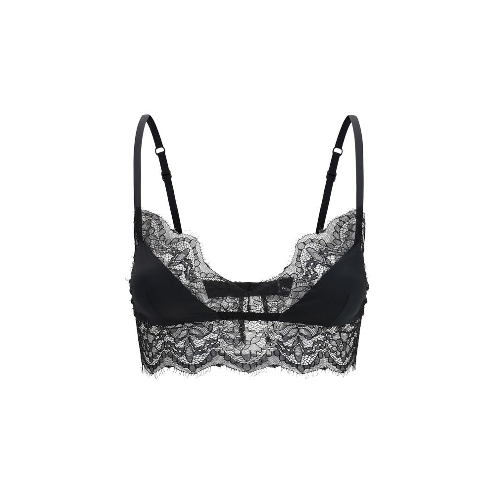 Dolce & Gabbana Black Silk Bra Dolce & Gabbana