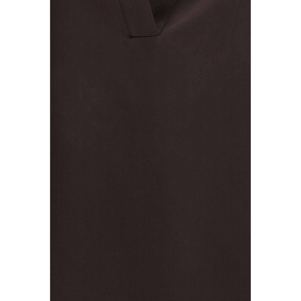 Tom Ford Brown Silk Dress Shirt Tom Ford
