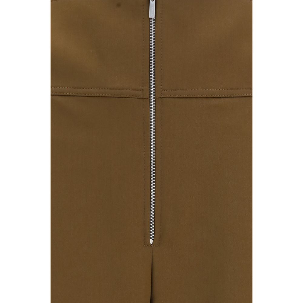 Ferragamo Brown Wool Oves Aries Casual Pants Ferragamo