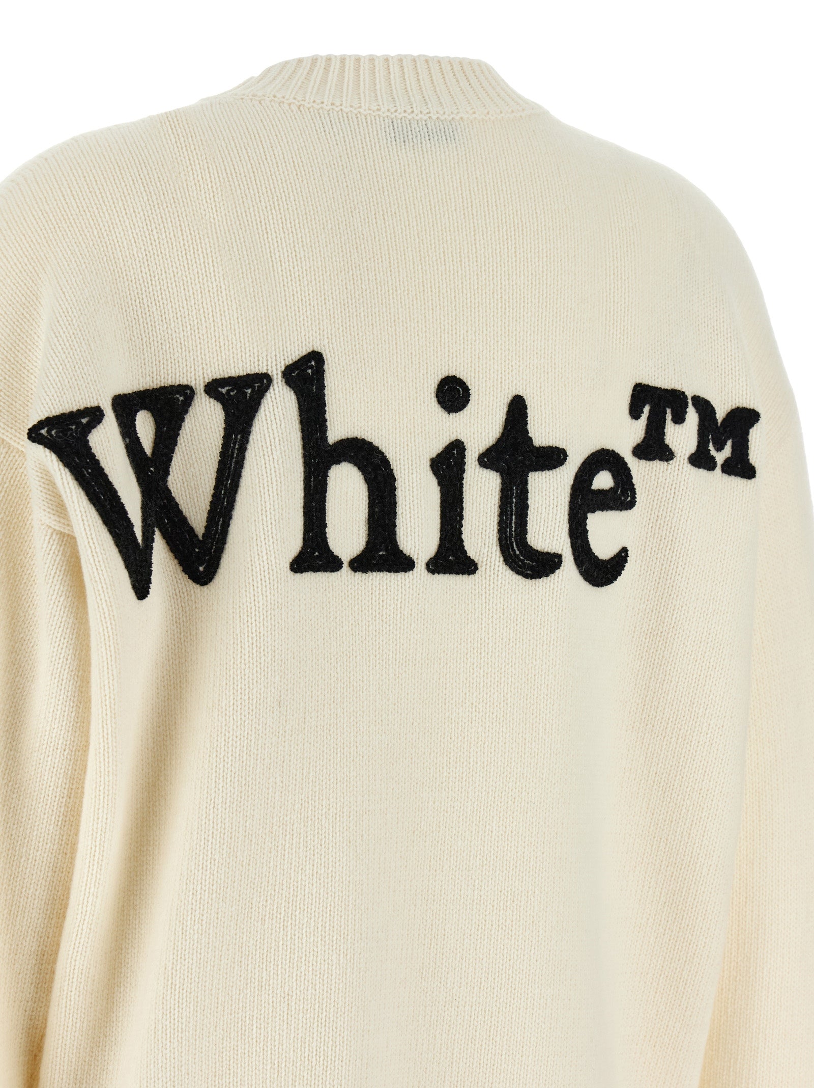 Off-White Bicolor Wool Cardigan Off-White