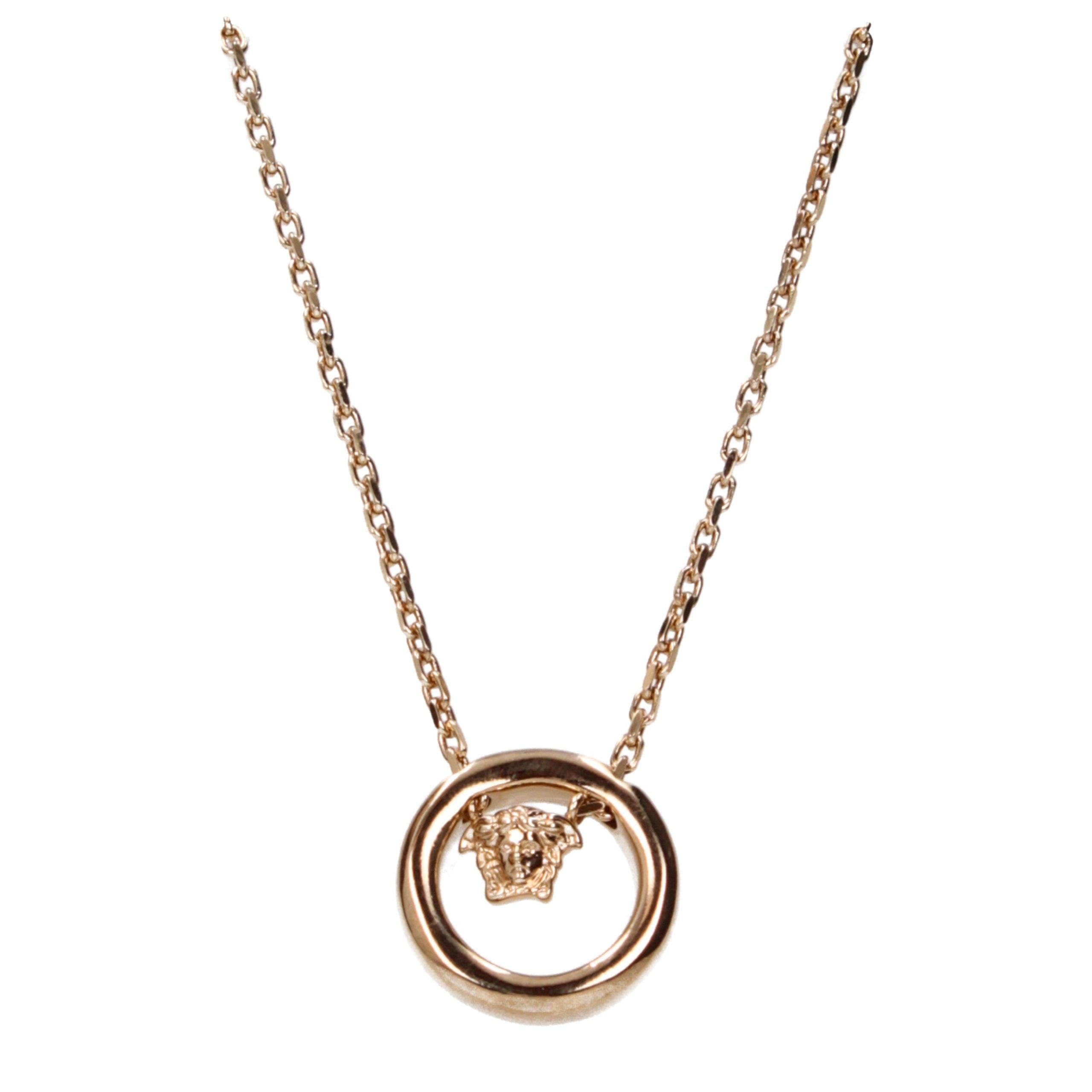 Versace Gold Metal Necklace Versace
