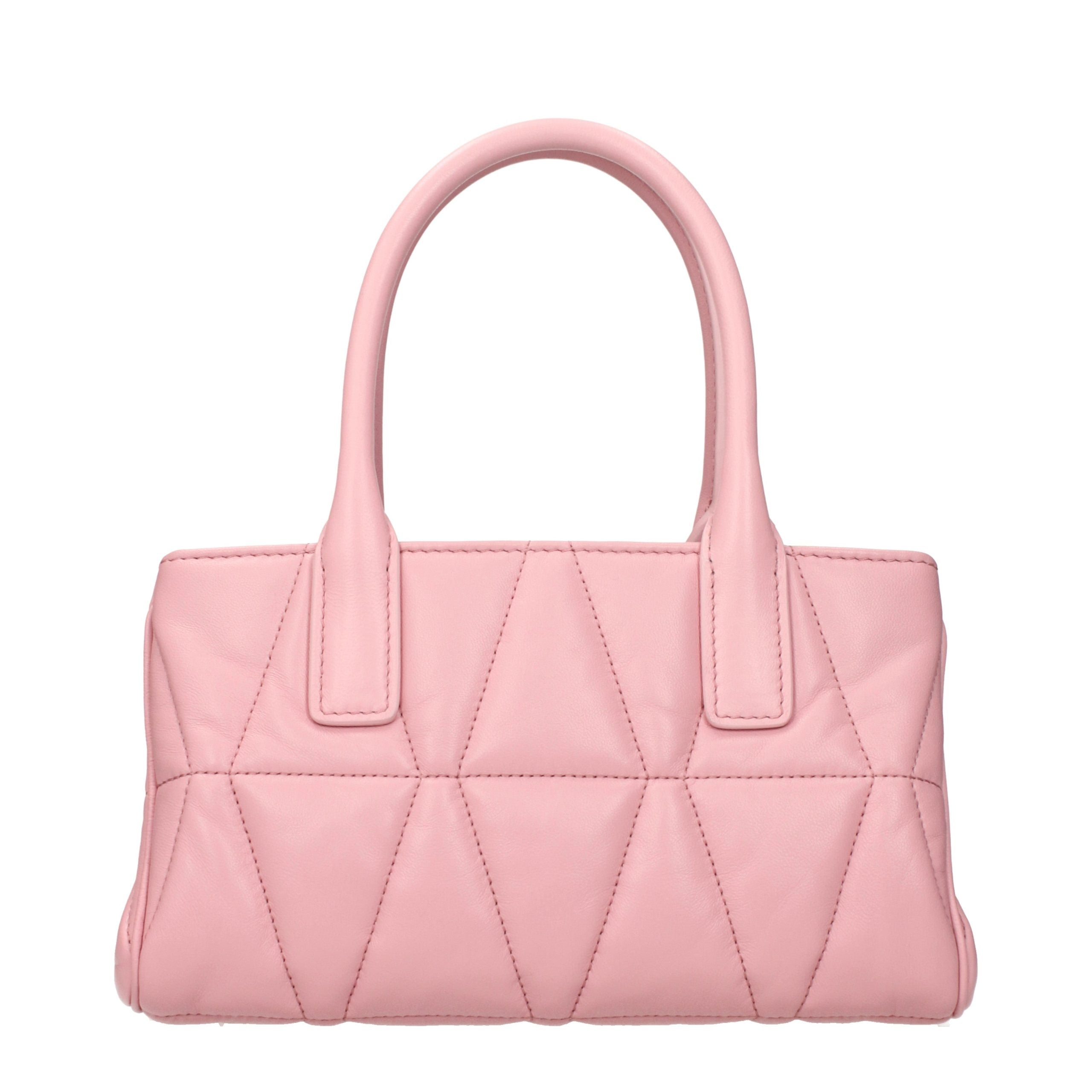 Versace Pink Leather Handbag Versace