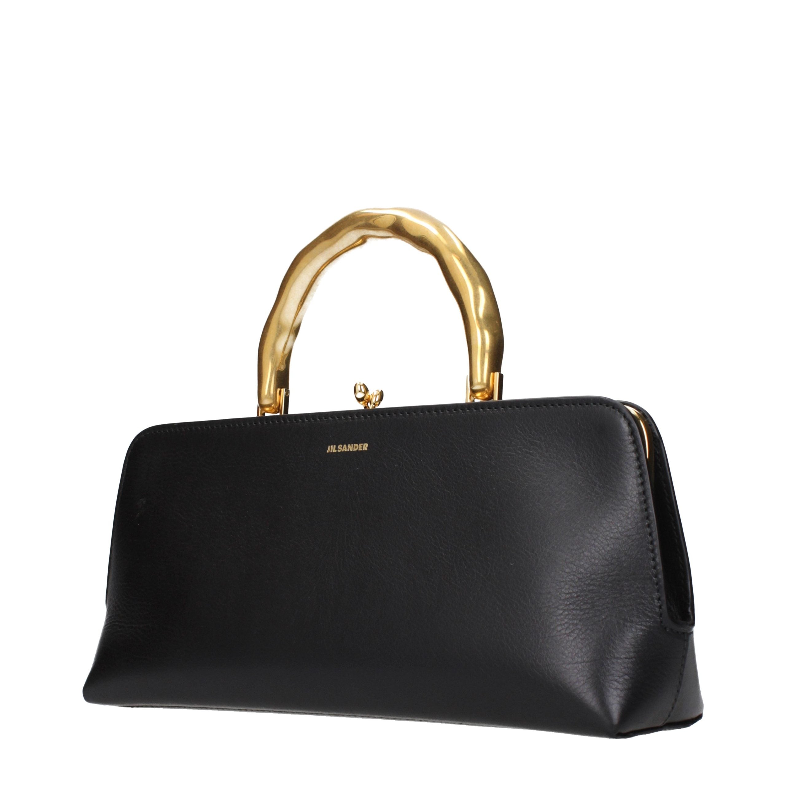 Jil Sander Black Leather Handbag Jil Sander