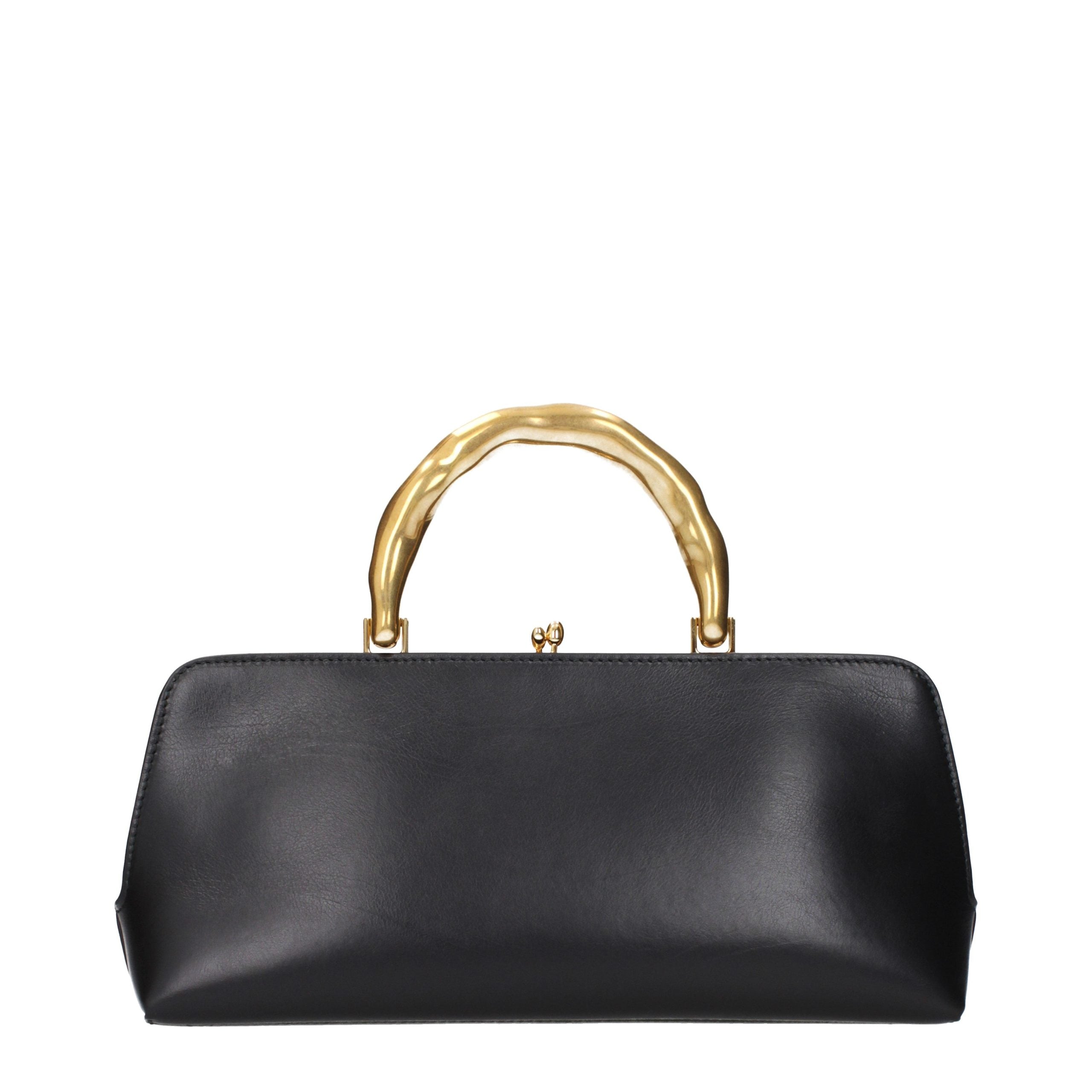 Jil Sander Black Leather Handbag Jil Sander