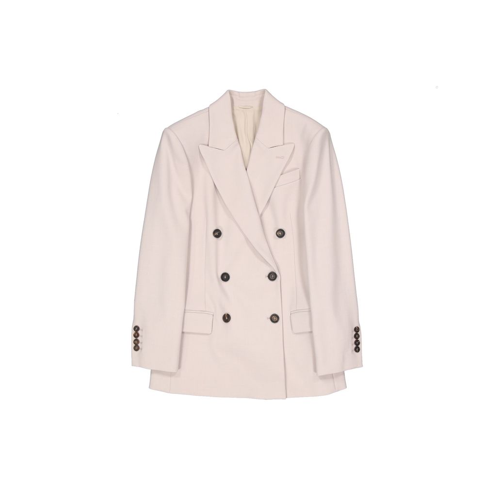 Brunello Cucinelli Multicolor Elastane Blazer Brunello Cucinelli