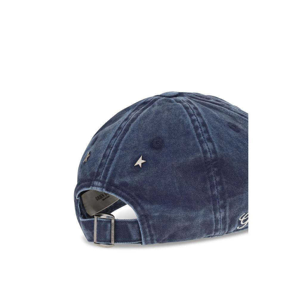 Golden Goose Blue Cotton Cap (Baseball Hat) Golden Goose