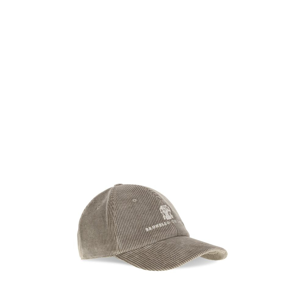 Brunello Cucinelli Beige Cotton Cap (Baseball Hat) Brunello Cucinelli
