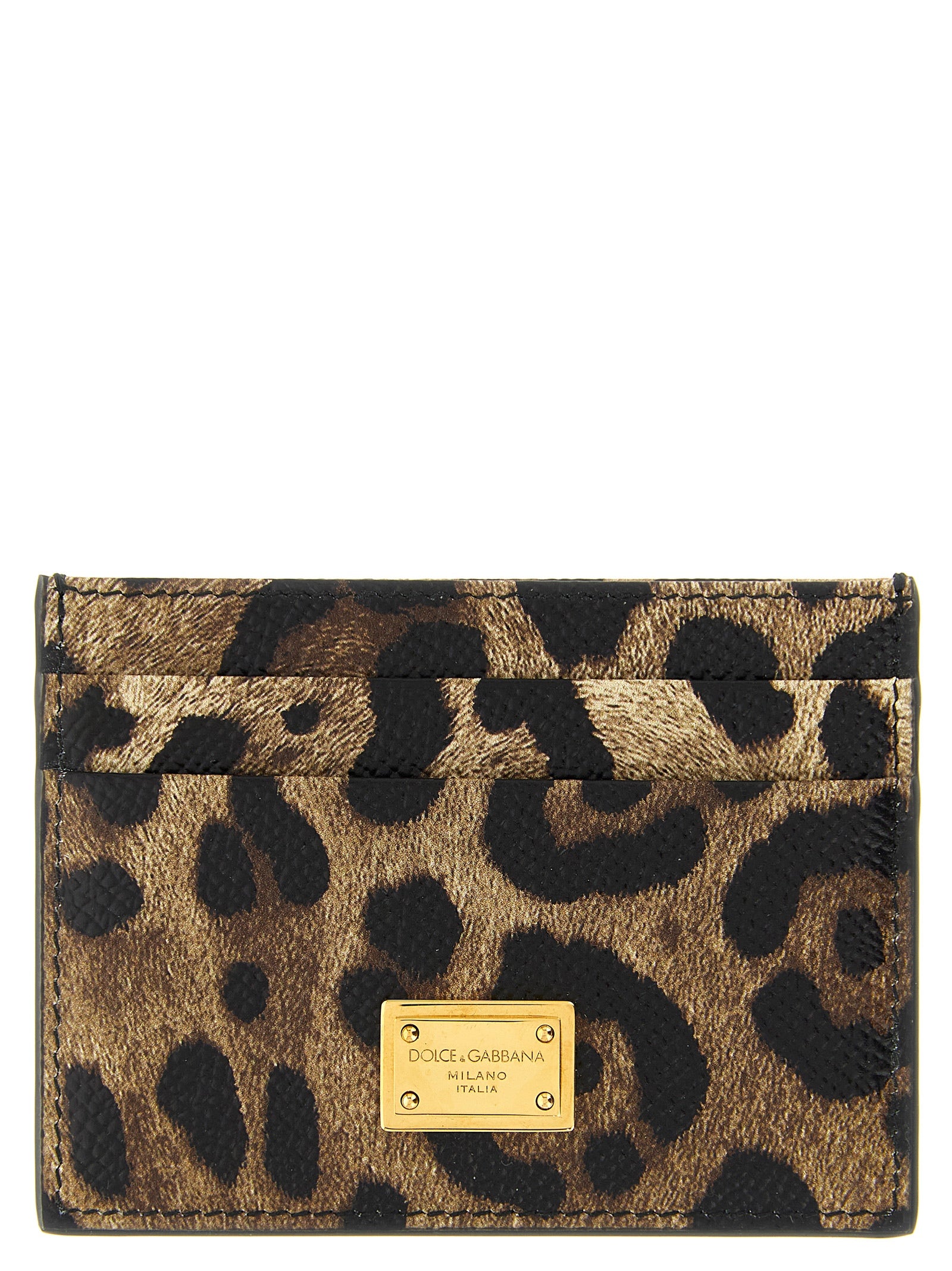Dolce & Gabbana Multicolor Calfskin Cardholder Dolce & Gabbana
