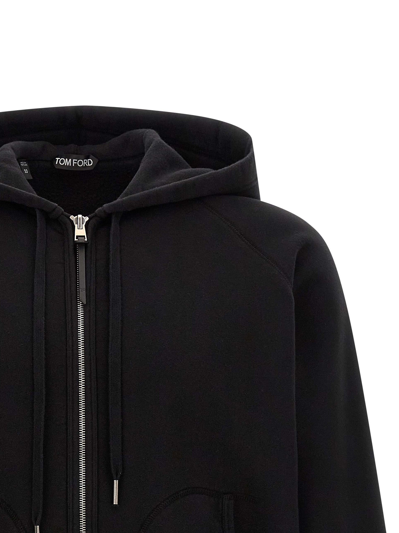 Tom Ford Black Cotton Sweatshirt Tom Ford