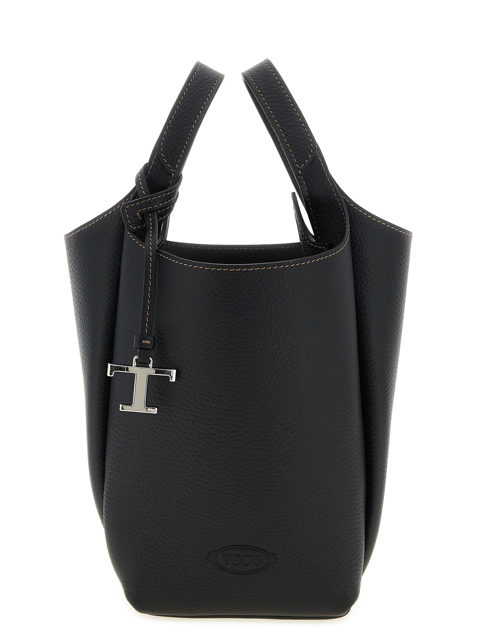 Tod's Black Calfskin Handbag Tod's