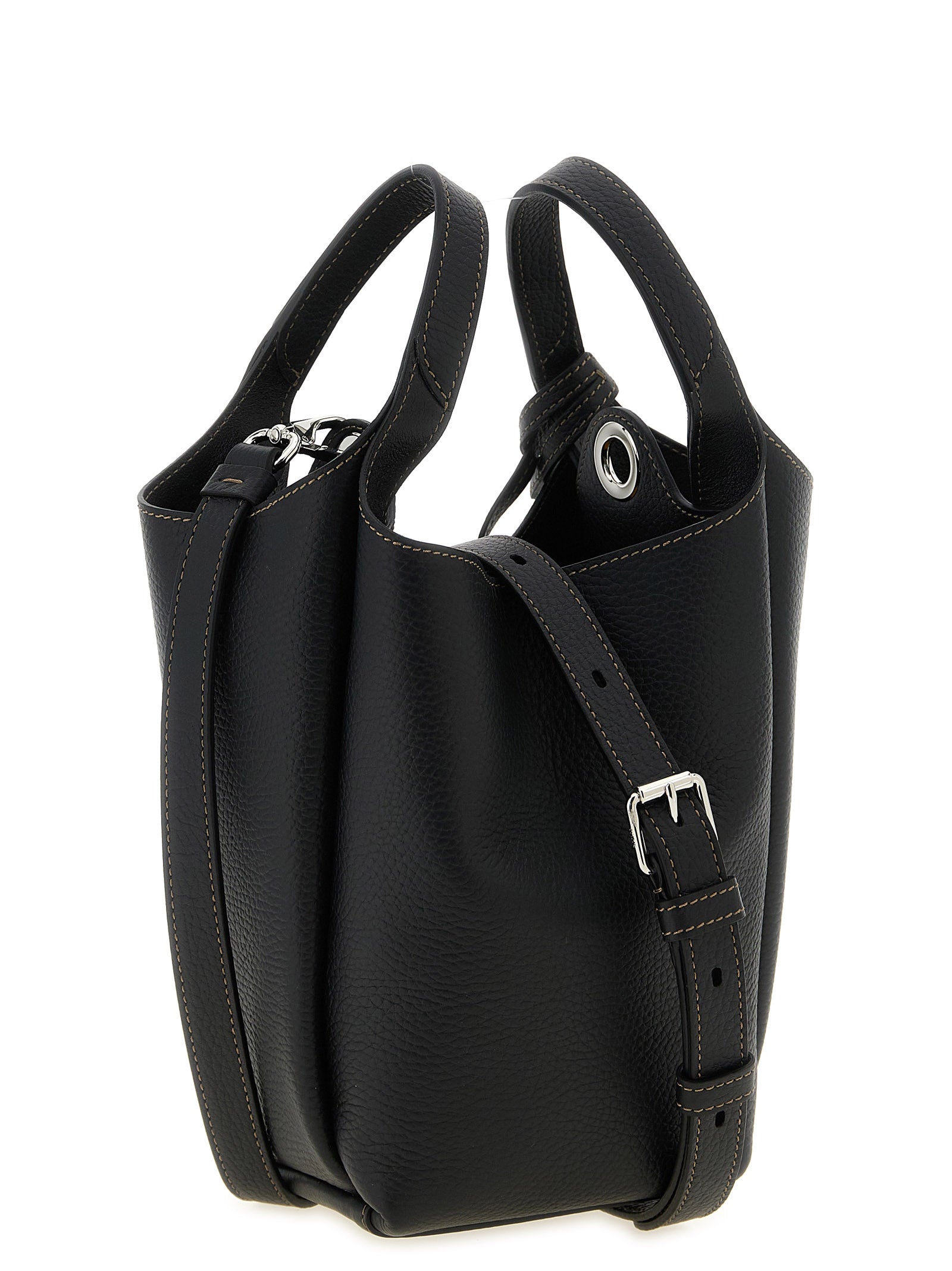 Tod's Black Calfskin Handbag Tod's