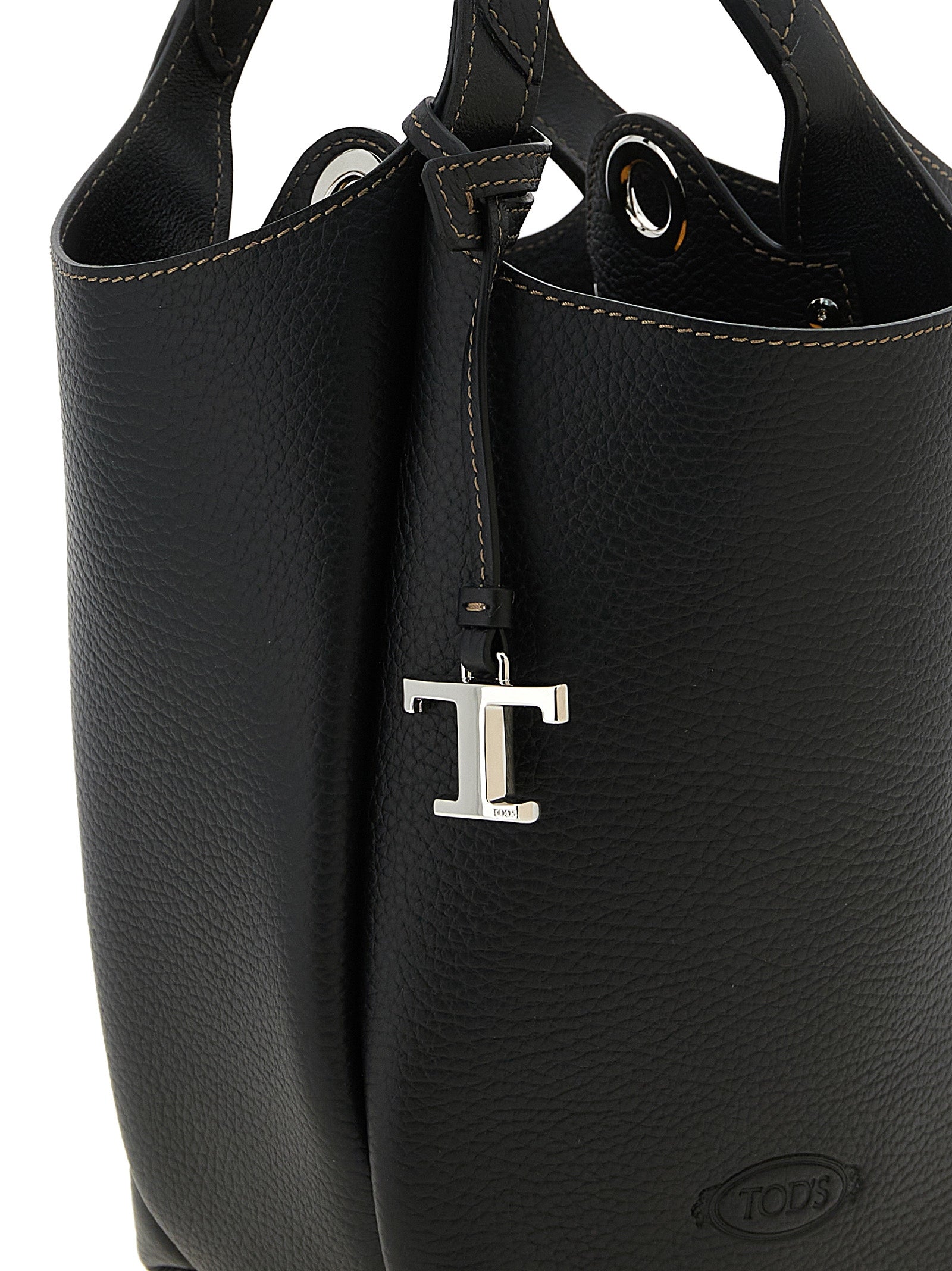 Tod's Black Calfskin Handbag Tod's