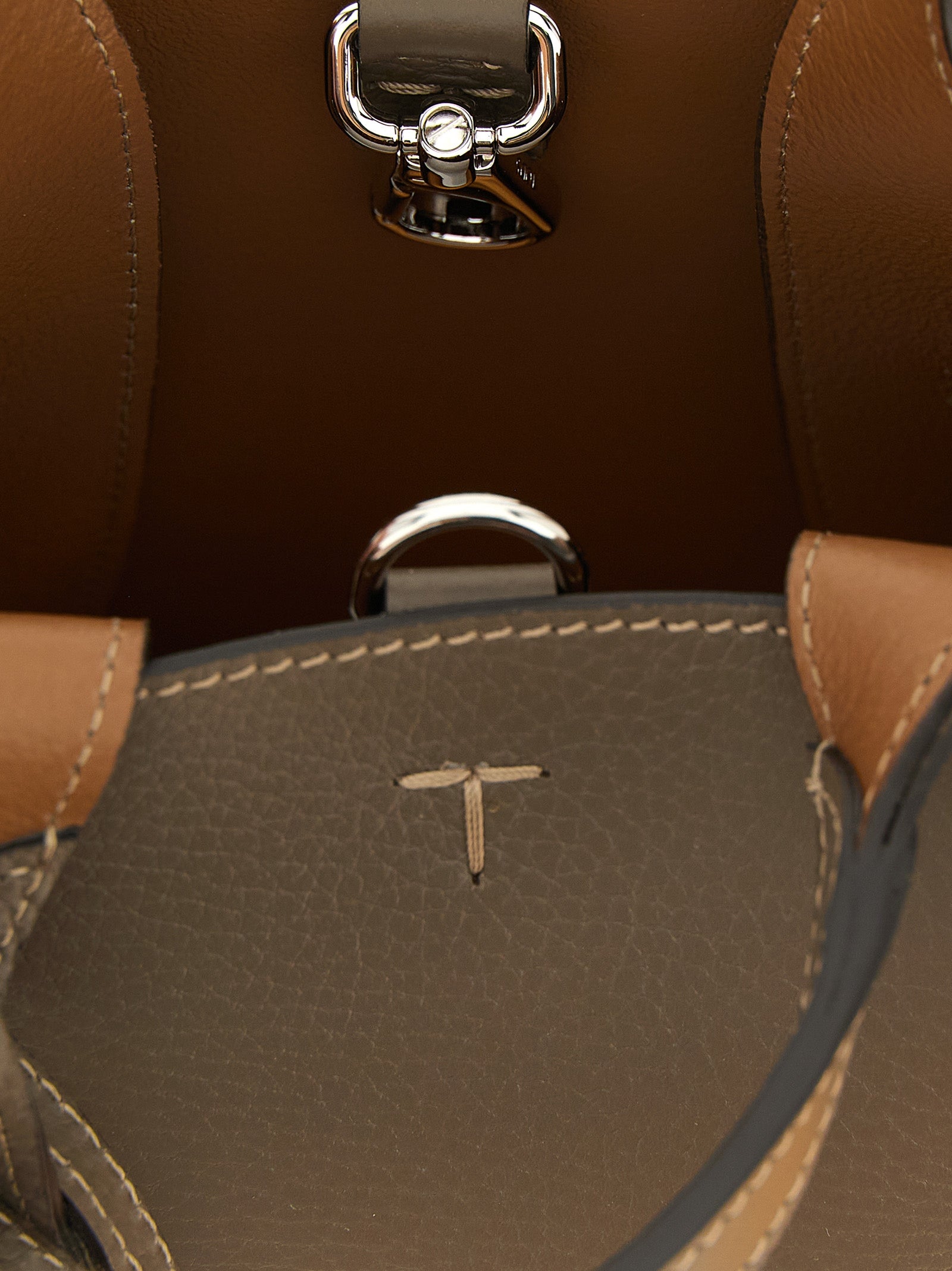 Tod's Bicolor Calfskin Handbag Tod's