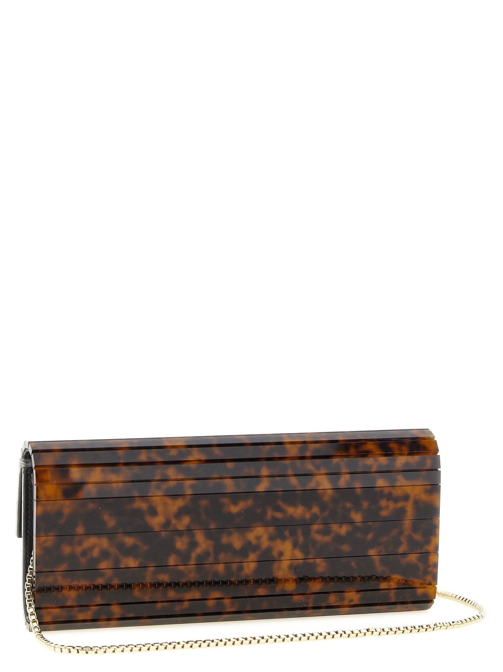 Jimmy Choo Beige Polyester Clutch Bag Jimmy Choo