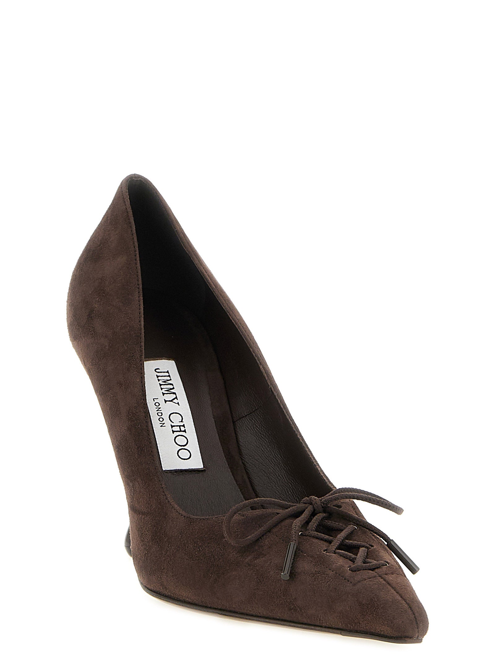 Jimmy Choo Brown Leather High Heel Pumps Jimmy Choo