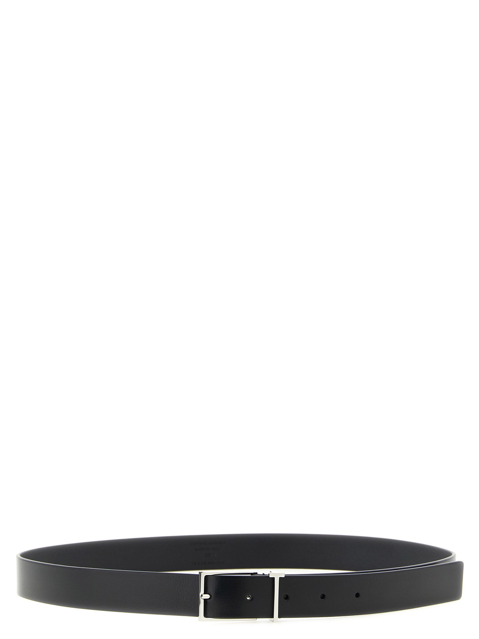 Tom Ford Black Calfskin Thin Belt Tom Ford