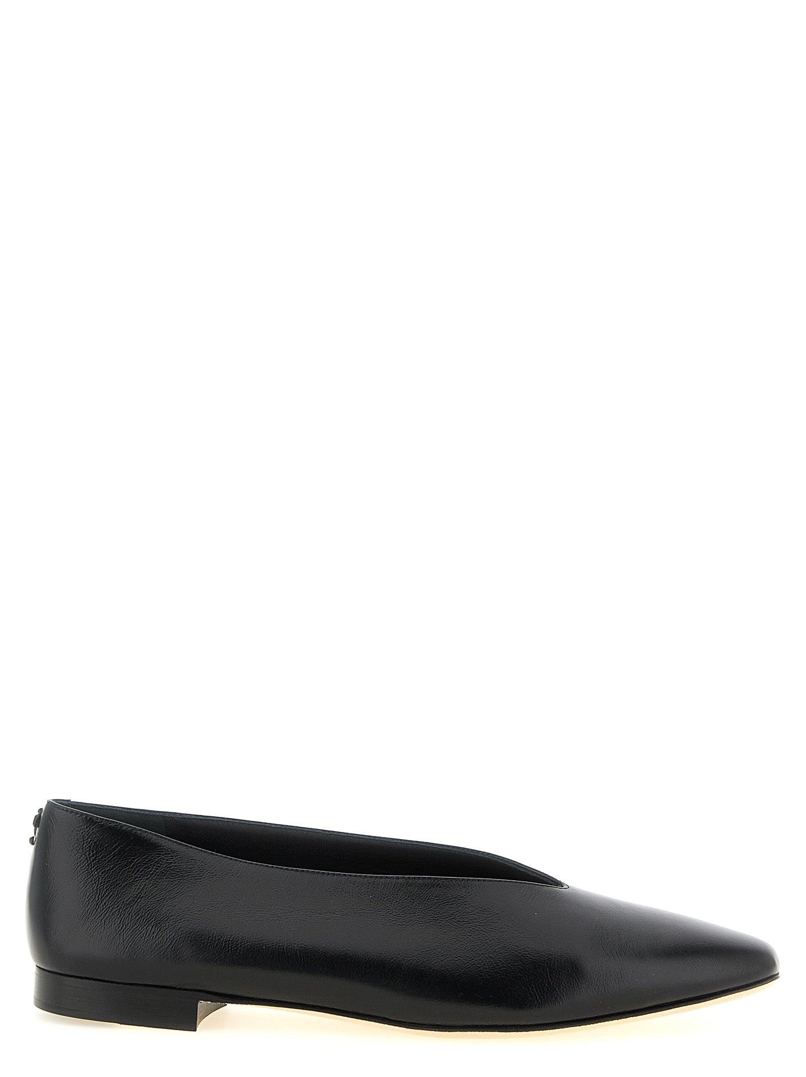 Jimmy Choo Black Leather Ballet Flats Jimmy Choo