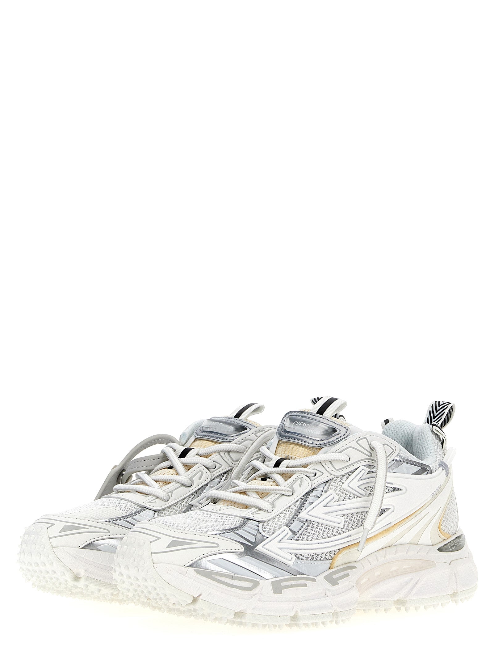 Off-White White Polyethylene Athletic Sneakers Off-White